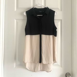 💛NEW Sleeveless Collar Shirt